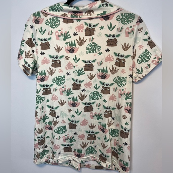 Munki Munki Slumber Grogu Baby Yoda PJ top Sz S - Picture 8 of 8